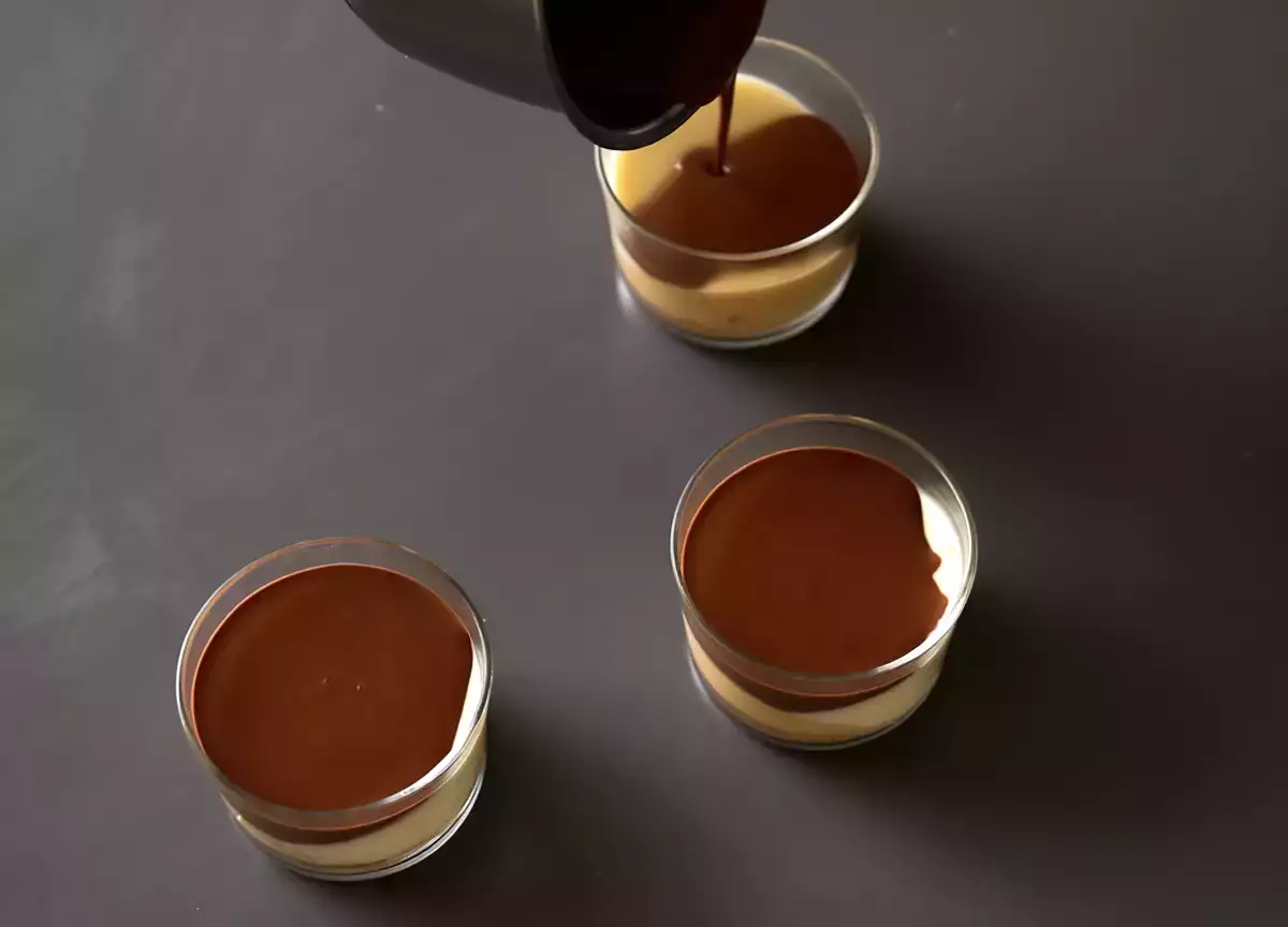 Krok 4: Polewa z ciemnej czekolady