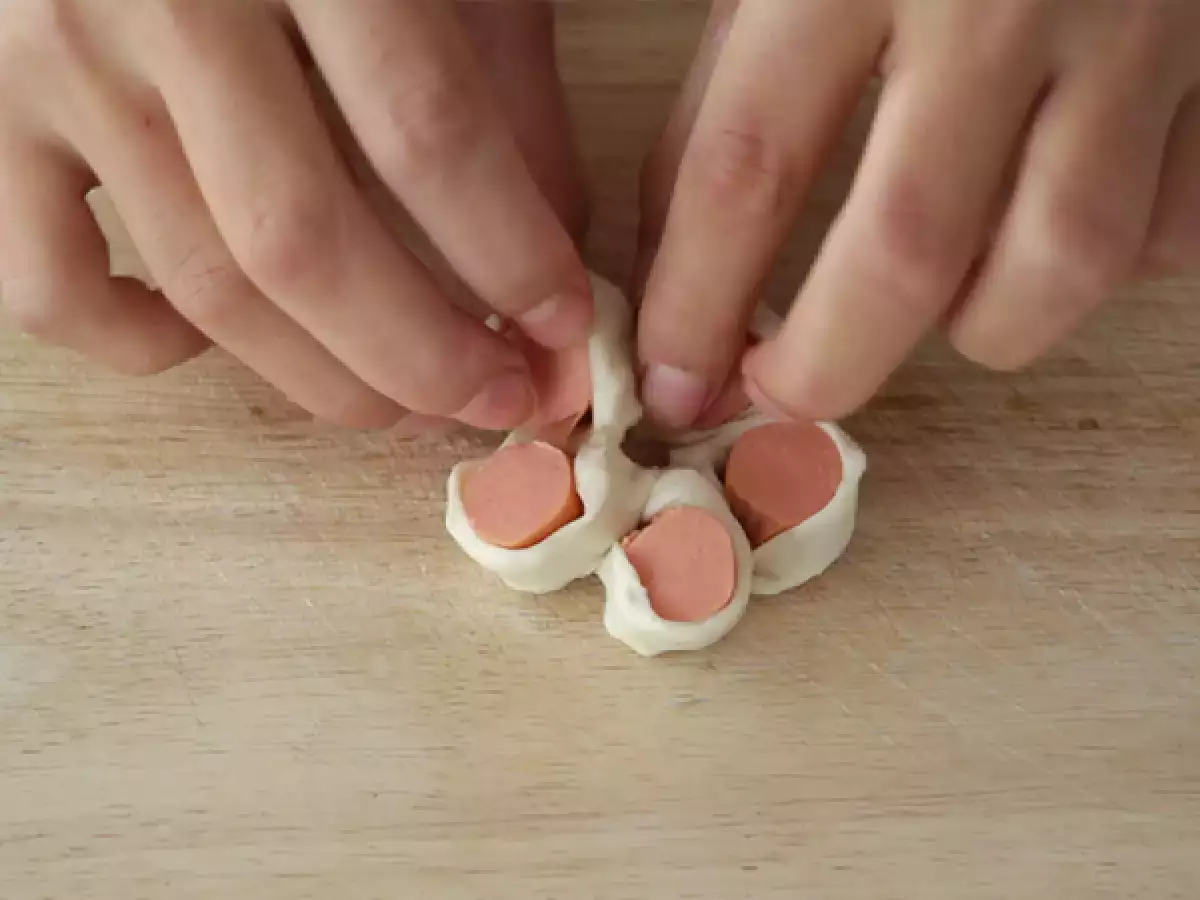 9. Kwiat - jadalne płatki z ciasta francuskiego