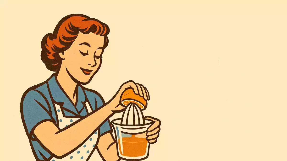 Wypij sok szybko, ponieważ straci on swoje witaminy.