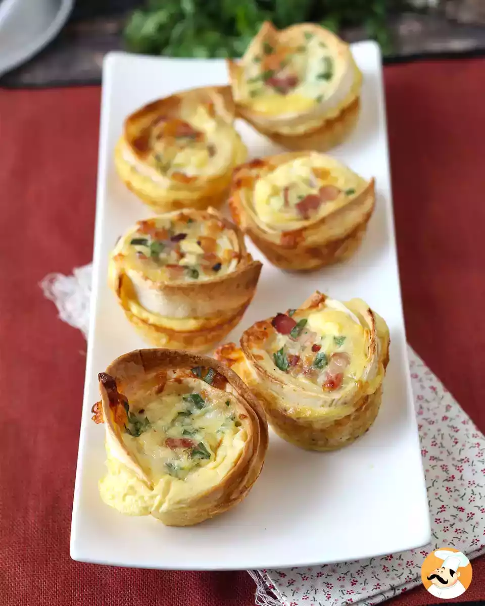 5. Mini quiche w skorupce piadina