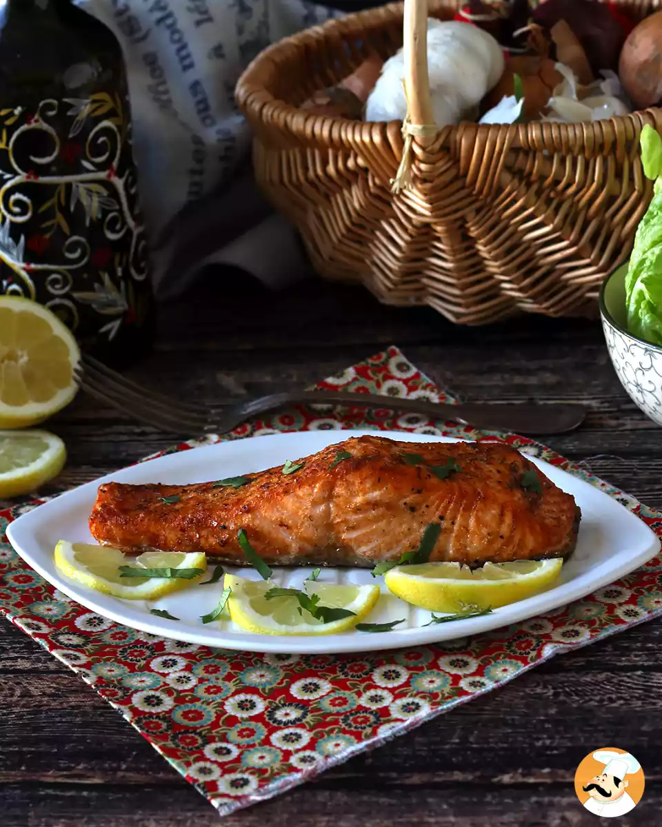 2. Łosoś we frytkownicy powietrznej