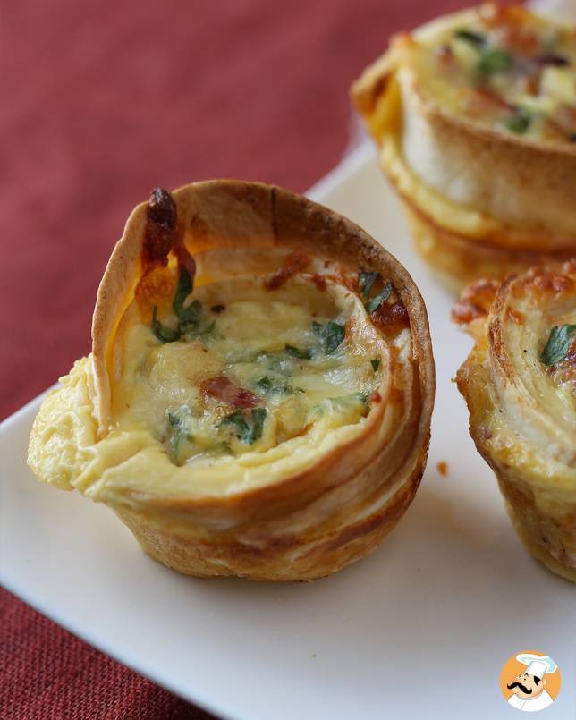 6. Mini quiche z piadinami