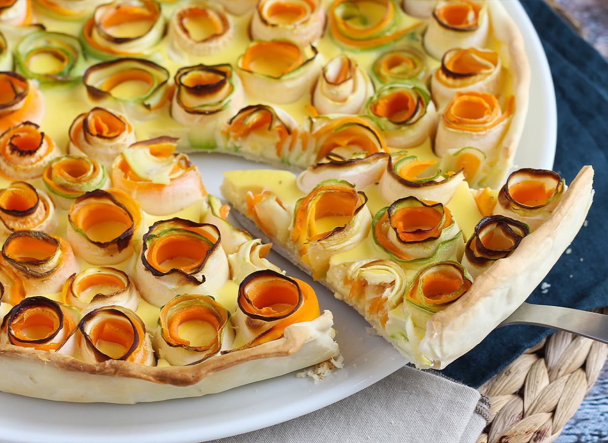 2. Rose quiche: elegancja warzyw, bez stresu w kuchni