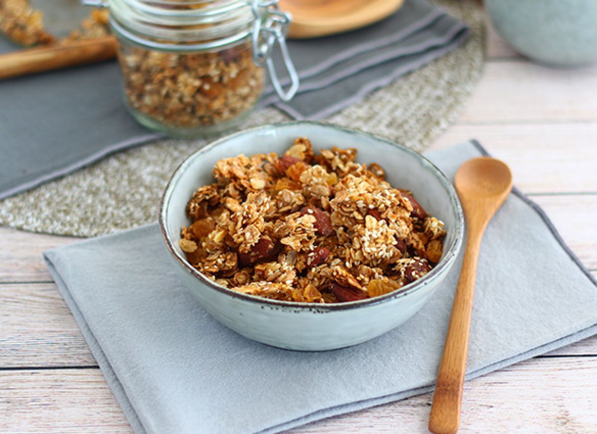 Domowa granola jest gotowa
