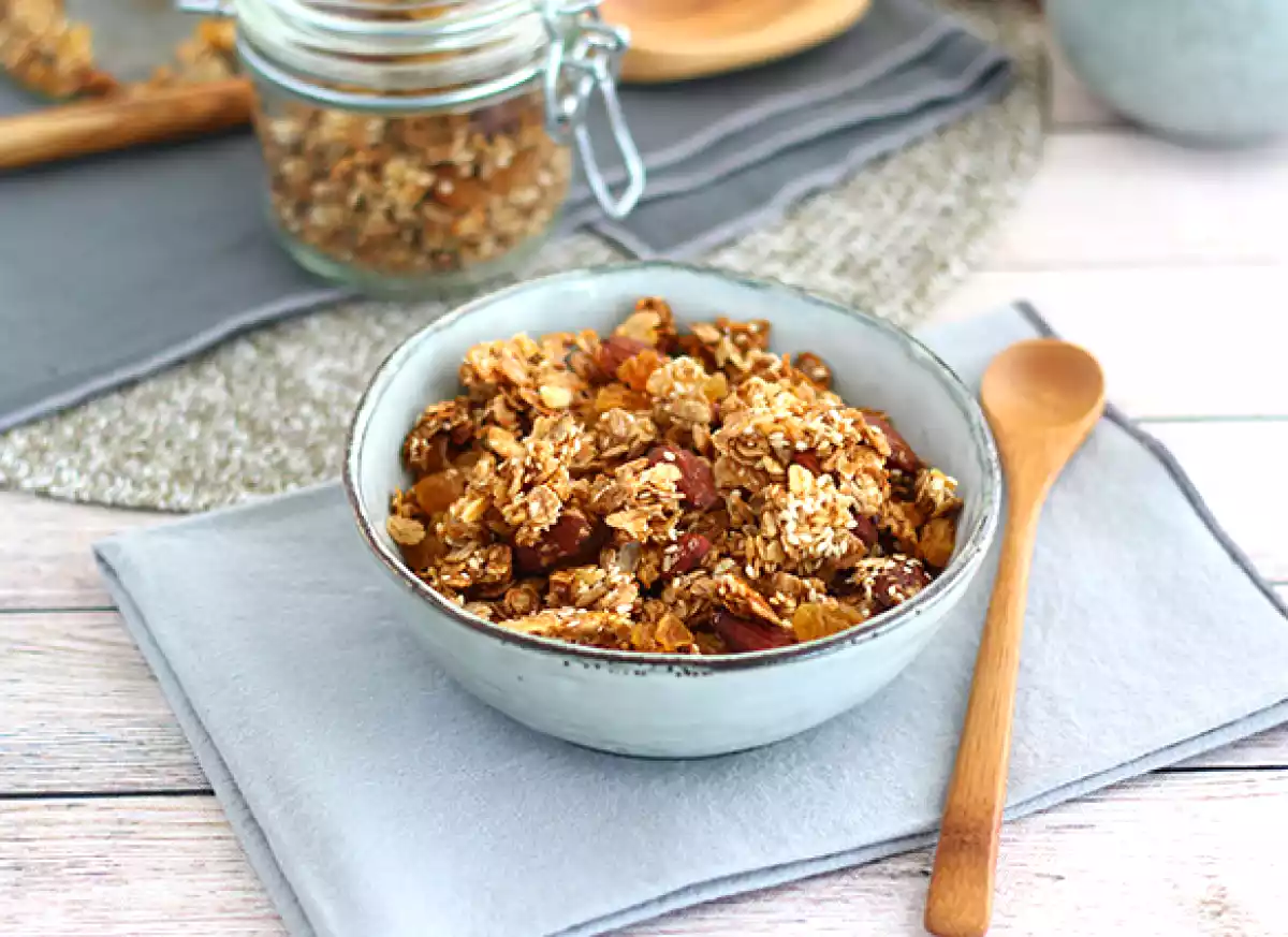 Domowa granola jest gotowa