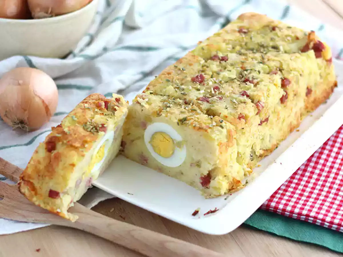 4. Terrina ziemniaczano-jajeczna: prosta, praktyczna i skuteczna