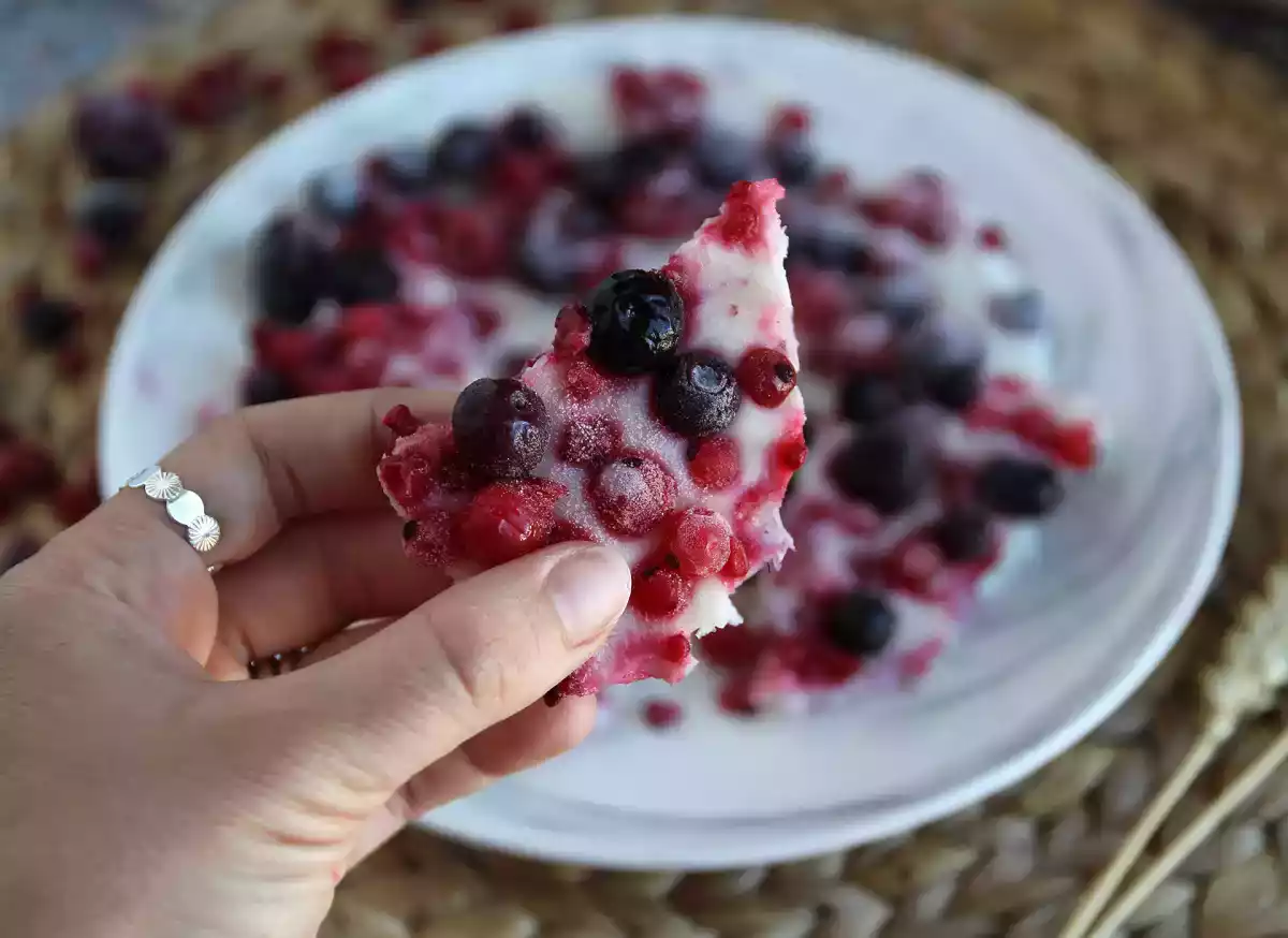 4. Mrożony jogurt: zdrowe lody bez odpadów
