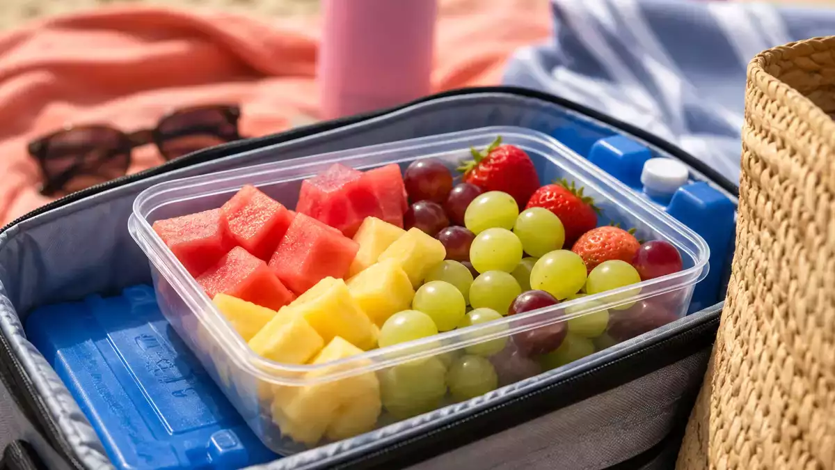 Jak zabrać owoce na plażę, by upał nie płatał figli?
