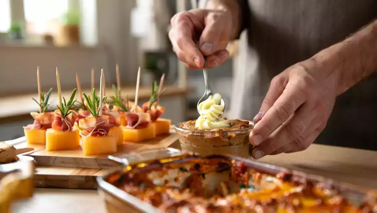 Menu dnia, 2 lipca: szaszłyki z melonem i rozmarynem, klasyczna lasagne bolognese i blondie z białą czekoladą
