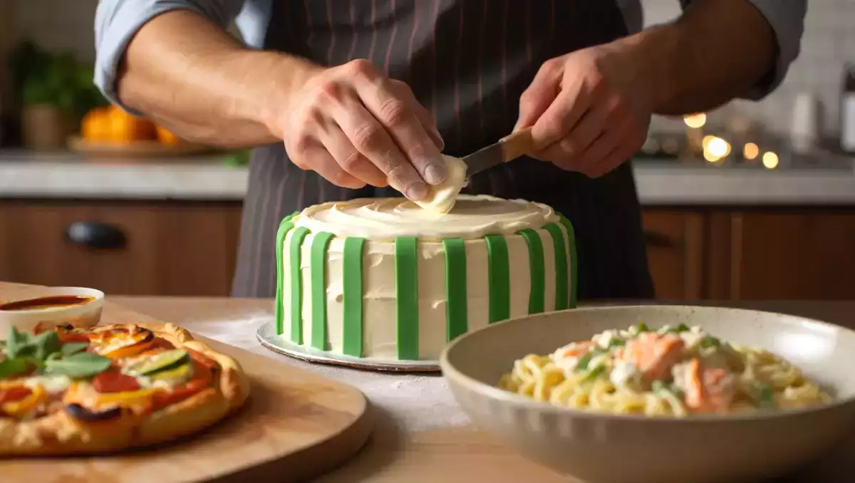Menu dnia, 9 lipca: halloweenowe pizze-mumie, kremowy makaron z łososiem i ricottą oraz tort piłkarski