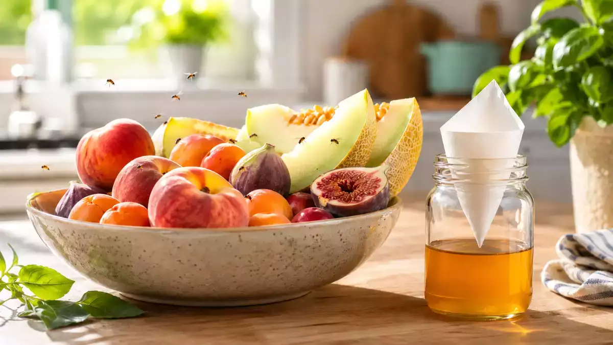 Żegnajcie, muszki: naturalny i niezwykle prosty sposób na ochronę letnich owoców bez użycia środków chemicznych