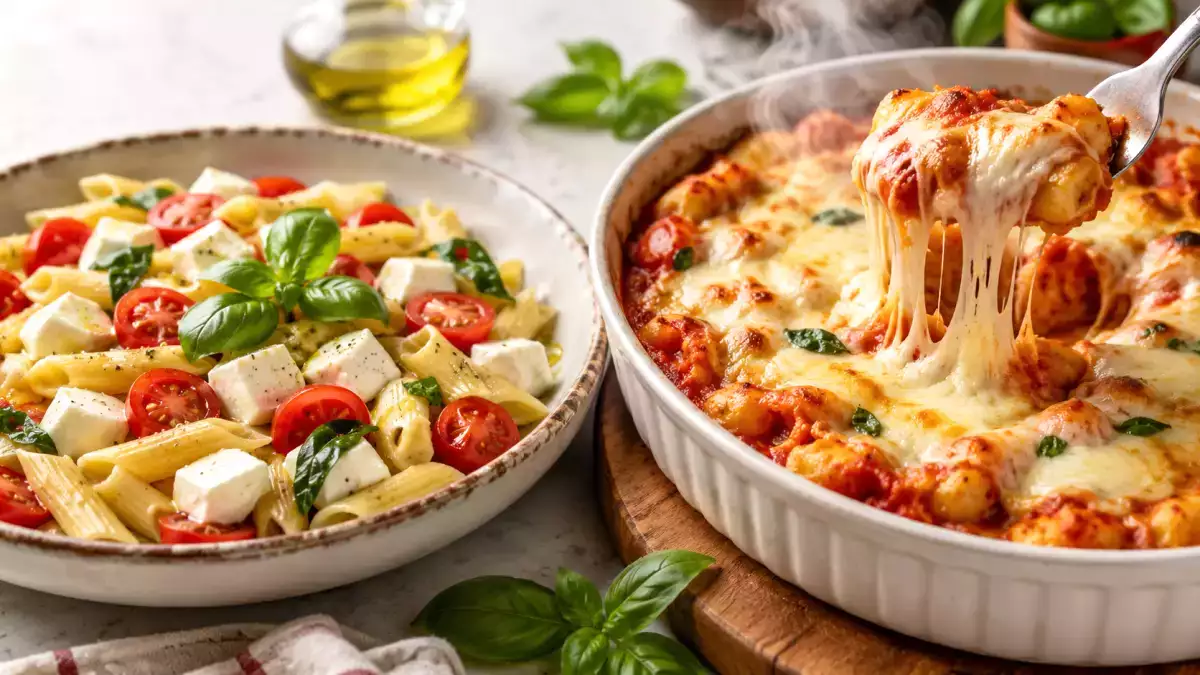 Surowa czy gotowana mozzarella w makaronie? Różnica, która zmienia smak dania