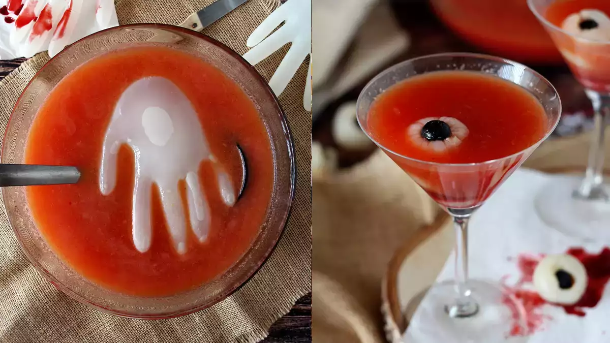 Halloween: 2 proste koktajle – z alkoholem i bez