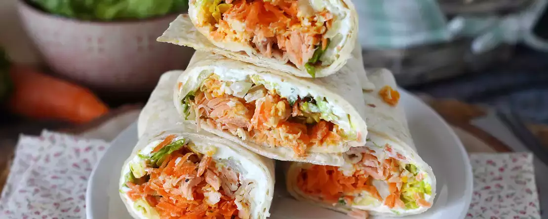 10 nieodpartych wrapów na co dzień: lunch, kolacja i 1 słodka wersja, której nikt się nie spodziewa