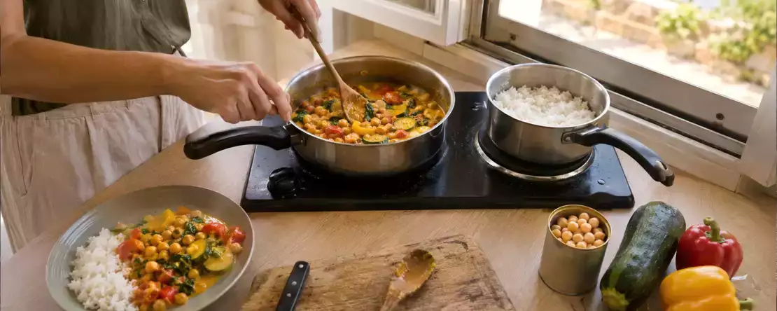 7 prostych pomysłów na kolację podczas wakacyjnego pobytu, które można przygotować niemal bez żadnego sprzętu kuchennego ani przyborów kuchennych