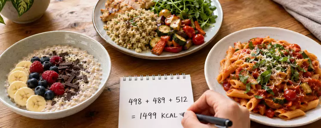 Jak właściwie wygląda menu o wartości 1500 kcal? Oto przykładowy plan posiłków na cały dzień o wartości 1499 kcal