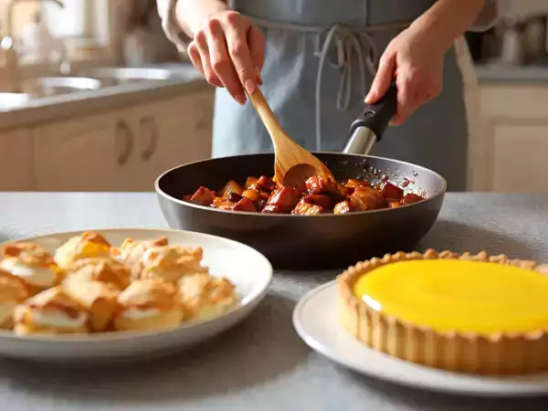 Codzienny menu, 26 kwietnia: smakowite koperty miłości, wieprzowina w karmelu i tarta cytrynowa