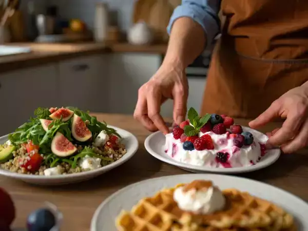 Codzienny menu, 24 maja: orzeźwiające batony, sałatka z figami i proteinowe gofry