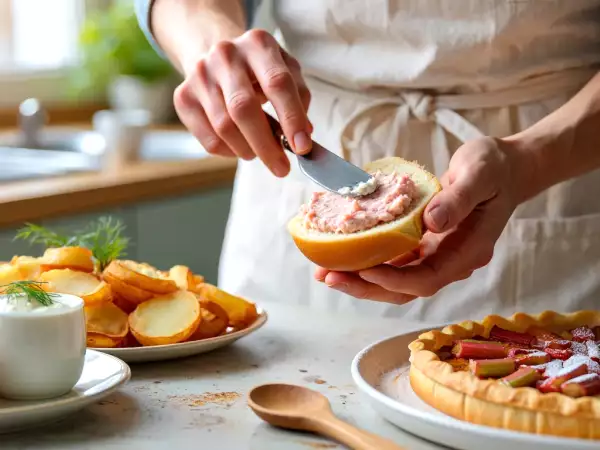 Codzienny menu, 21 czerwca: pyszne kulki serowe, kanapka z krewetkami i tarta z rabarbarem