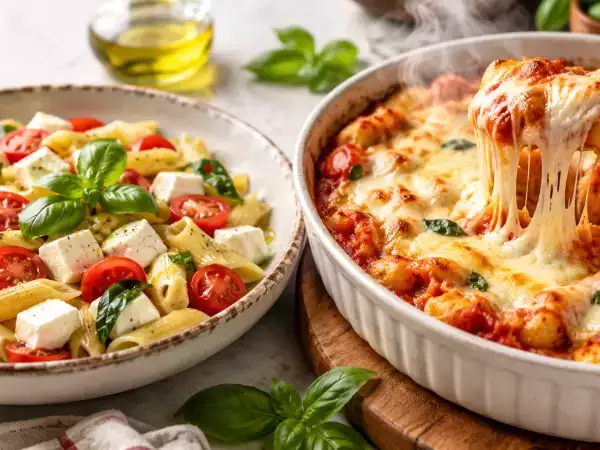 Surowa czy gotowana mozzarella w makaronie? Różnica, która zmienia smak dania