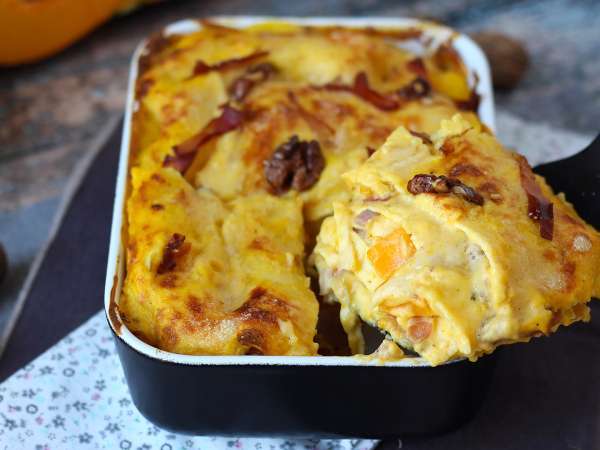 Lasagna pachnąca jesienią: kremowa w środku, chrupiąca na wierzchu i idealna na pierwsze chłodne niedziele
