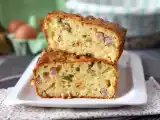 Przepis Ciasto z szynką, oliwkami i suszonymi pomidorami ze skyr
