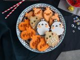 Przepis Halloweenowe kruche ciasteczka molang