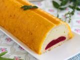 Przepis Tronchetto mango e lamponi