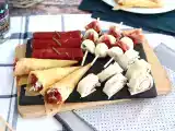 Przepis Kwartet aperitifów z suszonego mięsa