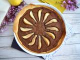 Przepis Tarta z gruszkami i czekoladą