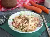 Przepis Makaron tajski (makaron kokosowy z krewetkami i warzywami)