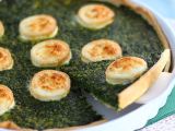 Przepis Quiche ze szpinakiem i serem kozim