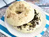 Przepis Czekoladowe bajgle z bananem