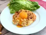 Przepis Mętne jajka z chorizo