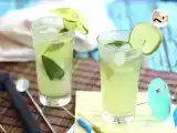 Przepis Ogórkowe mojito - bezalkoholowy koktajl na lato