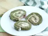 Przepis Roladki ze szpinakiem, szynką i serem śmietankowym