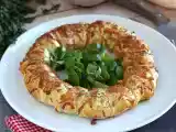 przepis Ciasto francuskie z łososiem i musztardą