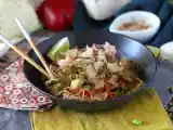 Przepis Yakisoba, smażony makaron z warzywami