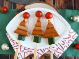 Przepis Szaszłyki choinkowe z knackis: szybki i łatwy świąteczny aperitif!