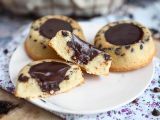 Przepis Czekoladowe ciastka tygrysie - chrupiący ganache