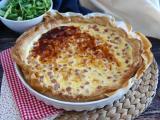 Przepis Niskotłuszczowa quiche z szynką, serem i jogurtem!
