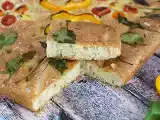Przepis Kwiatowa focaccia - sztuka focaccia