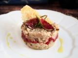 Przepis Risotto z figami, gorgonzolą i szynką