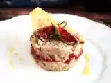 Przepis Risotto z figami, gorgonzolą i szynką