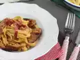 Przepis Makaron z figami i pancettą