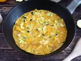 Przepis Omlet z papryką i cukinią