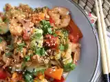Przepis Wok warzywny z krewetkami