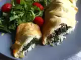 Przepis Morszczuk w cieście francuskim ze szpinakiem