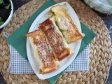 Przepis Pikantne tosty francuskie z pesto