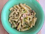 Przepis Fusilli z cukinią, krewetkami i imbirem